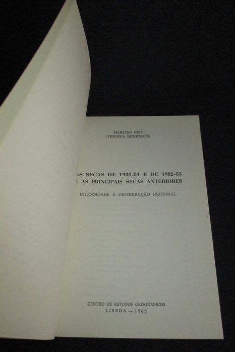 Livro As Secas de 1980 a 81 e de 1982 a 83 principais secas anteriores
