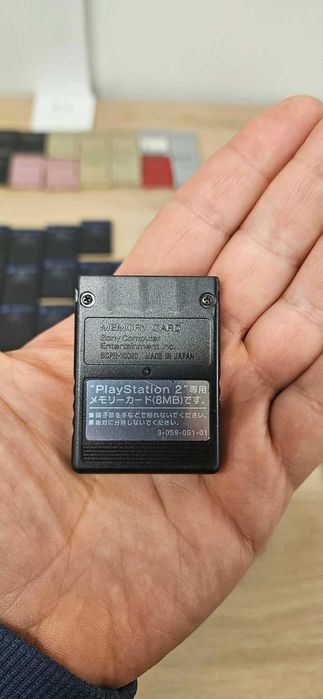 Playstation 2 karta pamięci oryginał czarna + opcjonalnie FMCB 1.966 PL