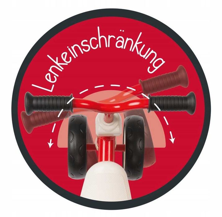 Rowerek biegowy Smoby Rookie czerwony