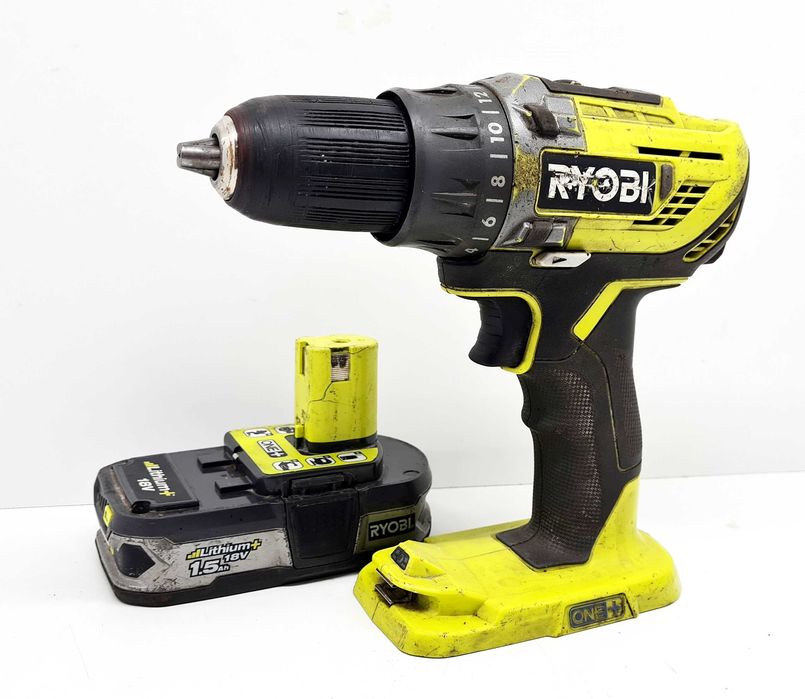 Wiertarko- wkrętarka RYOBI ONE+ R18DD3-0 + akumulator 1,5ah