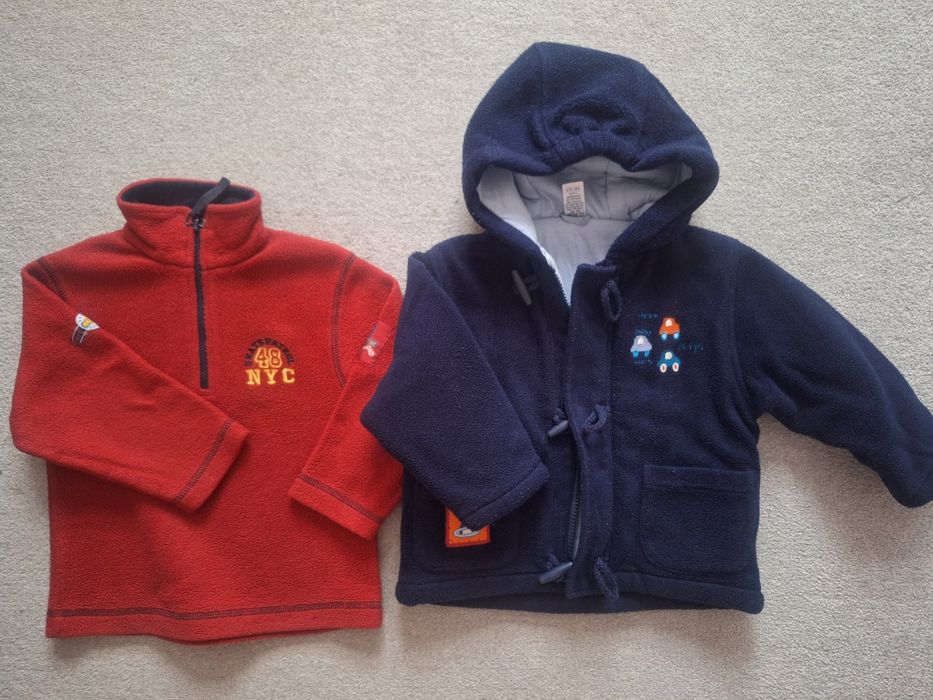 Swetry 92/98 bluzy zestaw dinozaury