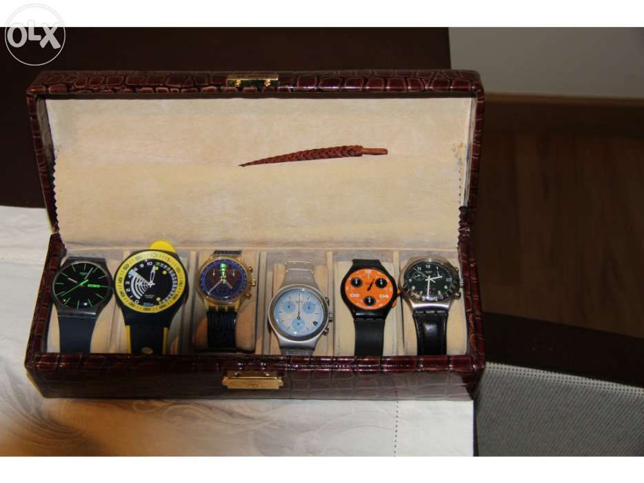 6 Relogios Swatch de colecção!
