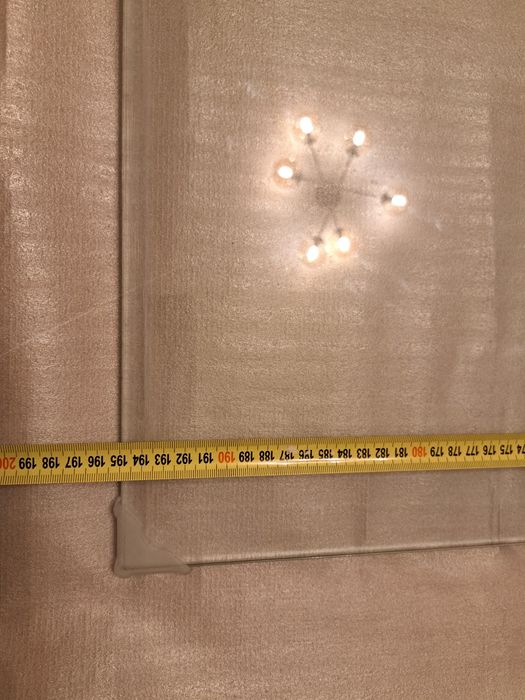 Ścianka szklana 50cm do łazienki