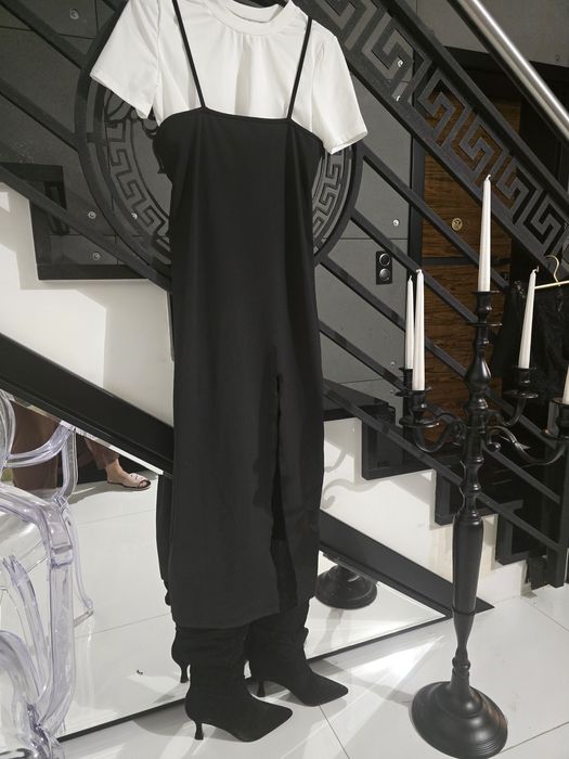 komplet  maxi sukienka i bluzka  L