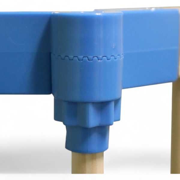 Drewniany Kojec dla Dziecka Ø150 cm Naturalne Drewno Bezpieczny