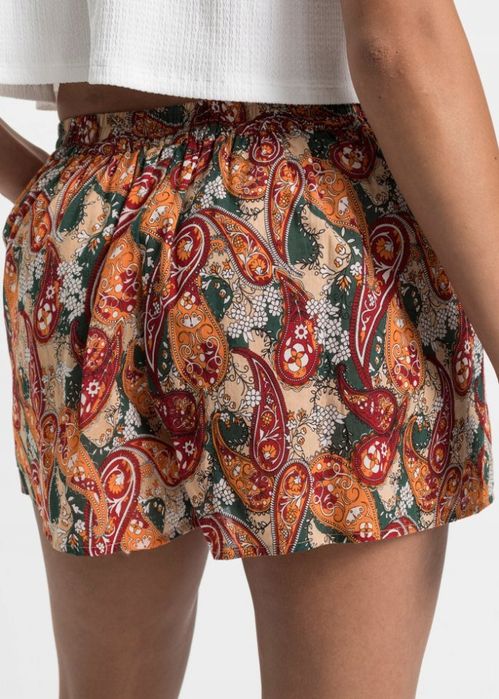 B.P.C bawełniane wzorzyste szorty damskie ^36
