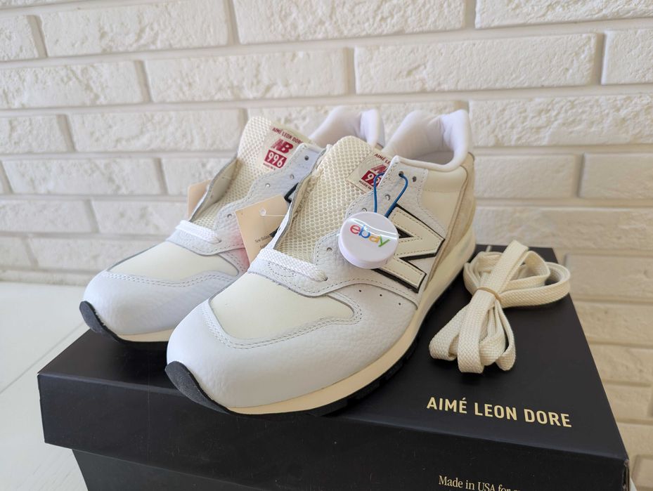 Кросівки чоловічі New Balance Aimé Leon Dore 996 White U996WG 28.5см