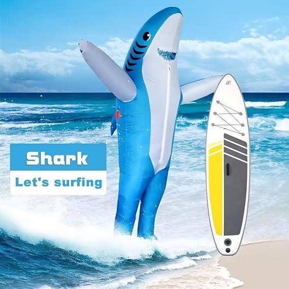 Надувний костюм Акула, Синя (Blue Shark), "Синя Класика"