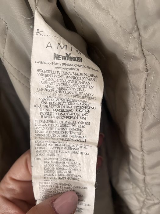 Płaszcz trencz damski M