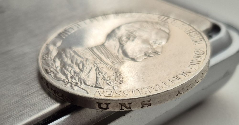 Німеччина 3 марки 1913 р. Вільгельм в Мундирі срібло