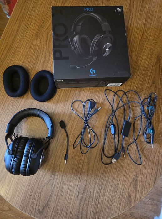 Słuchawki przewodowe logitech G pro x (blue voice)