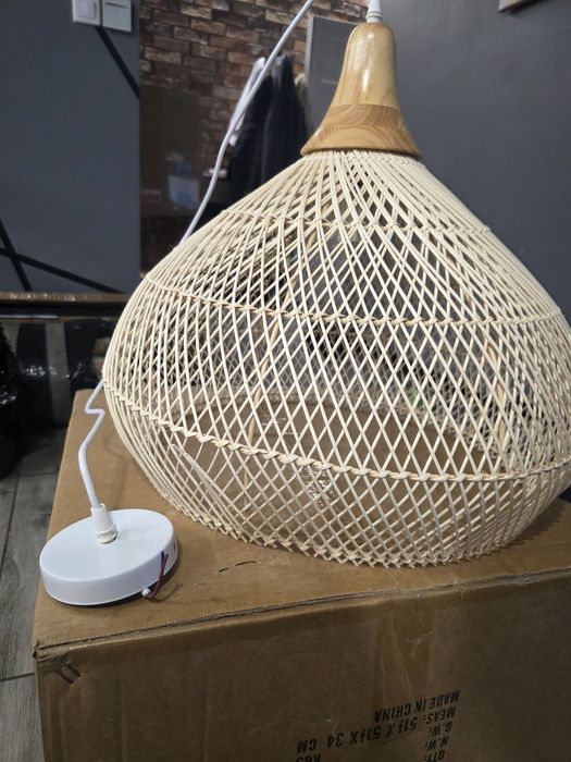 2 lampy wiszące dekoracja średnica 50cm