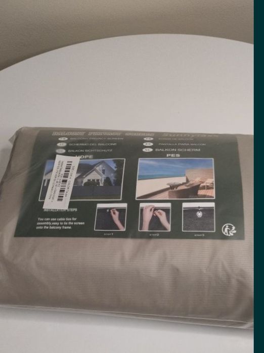 Osłona na ogrodzenie lub balkon