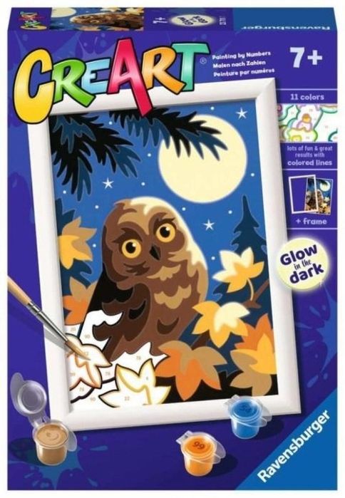 CreArt dla dzieci: Sowa nocą pudełko,221x165 mm