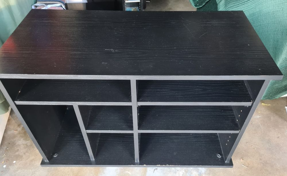 Móvel estante c/rodas p/ gira-discos,TV, aparelhagem HI-FI, videos, CD