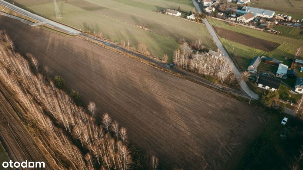 Działka do przekształcenia przy S61, w połowie strefa wielofunkcyjna