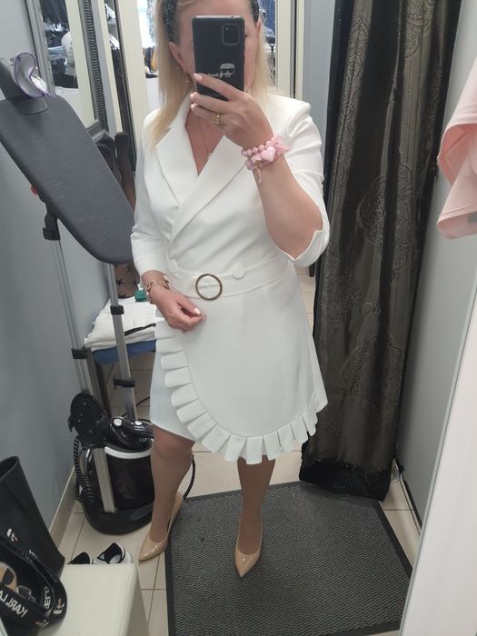 Sukienka żakietowa płaszczyk 2w1 m/l
