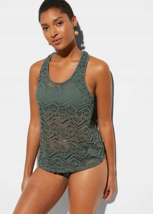 B.P.C tankini oliwkowe ażurowe ^48