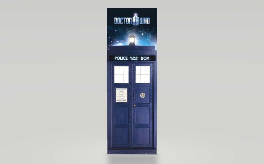 Doctor Who Tardis Plakat serialowy 53x158 cm | Nowy Serial TV Sci-Fi Policja