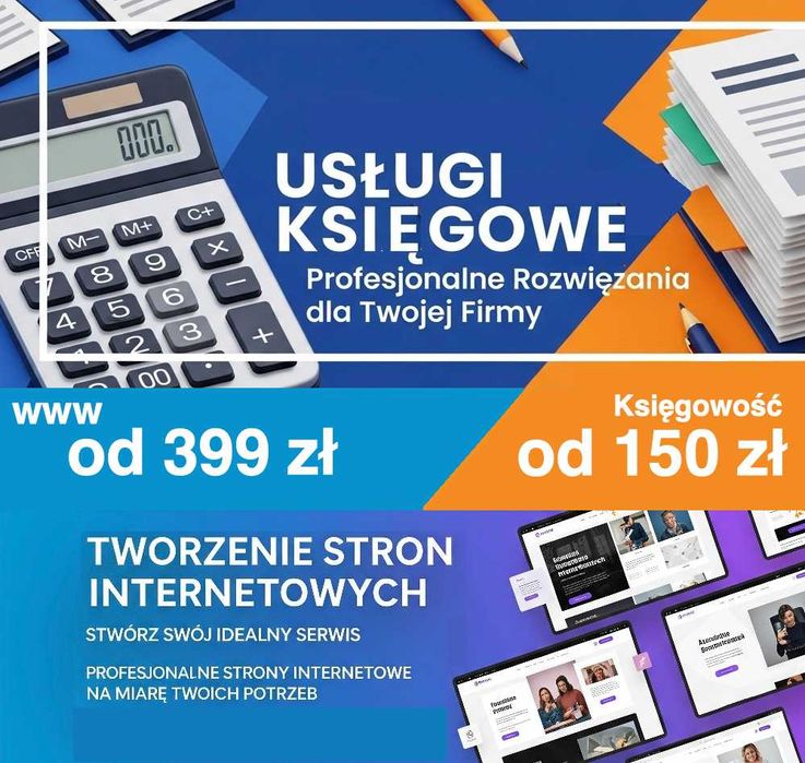 Usługi Księgowe | Usługi Kadrowo-Płacowe | Tworzenie Stroń www
