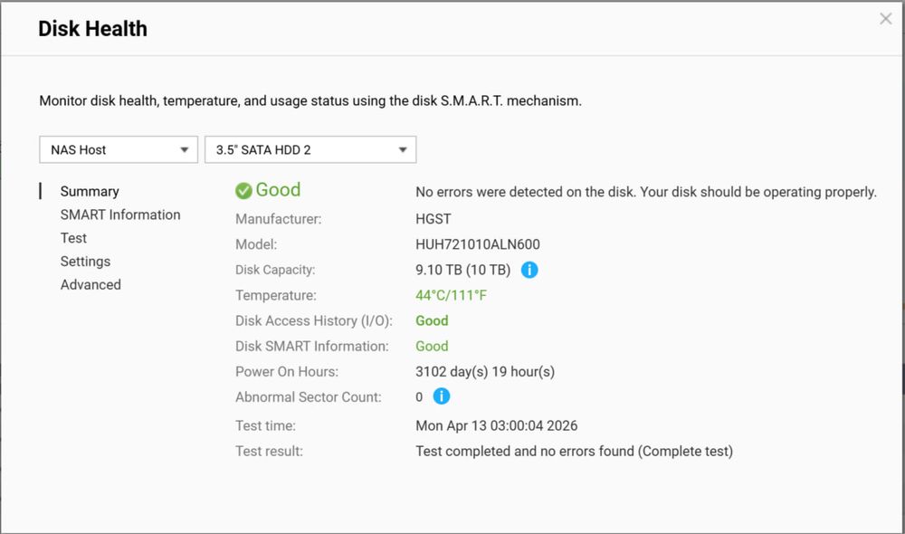 HGST Ultrastar He10, 10Tb, 7200, SATA (HUH721010ALN600 / 0F27607)