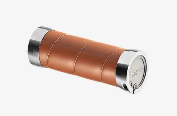 Chwyty rowerowe BROOKS SLENDER LEATHER miodowe 100 mm 2