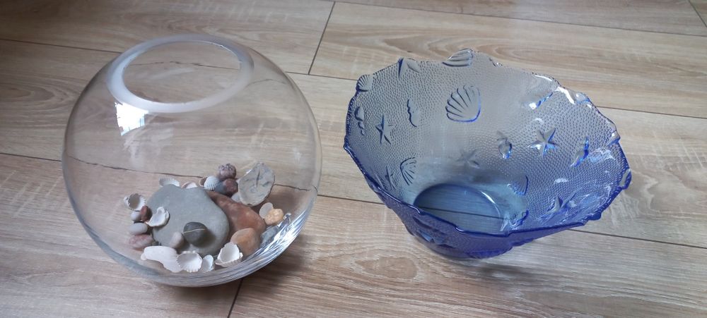 Szklana kula szklana miska naczynie