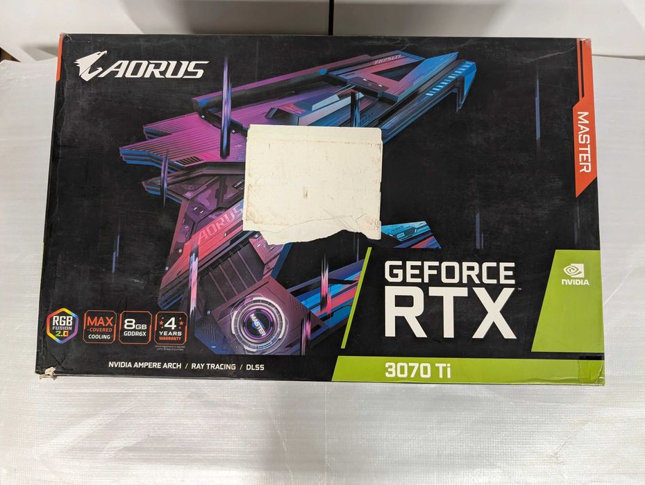 Gráfica GIGABYTE NVIDIA GeForce RTX 3070 TI AORUS Master