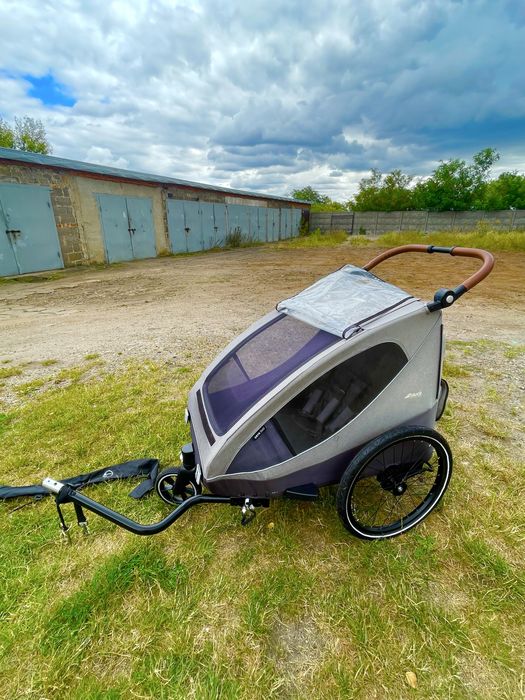 Hauck Dryk Duo Przyczepka Rowerowa Wózek Spacerowy, Wysyłka