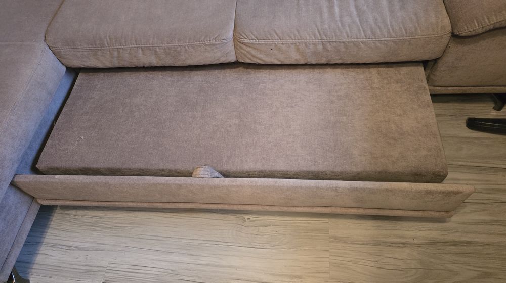 Narożnik duzy z funkcją spania