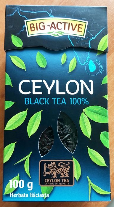 Big Active Ceylon 24 szt. (2x12szt) liściasta 100g cena za wszystko