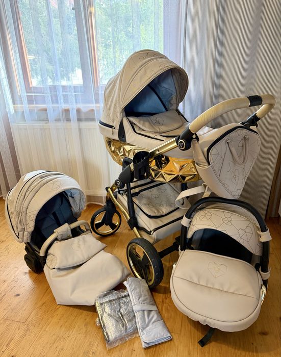 Wozek spacerowy Junama Diamond Heart V2 3w1  JUNAMA HEART 07