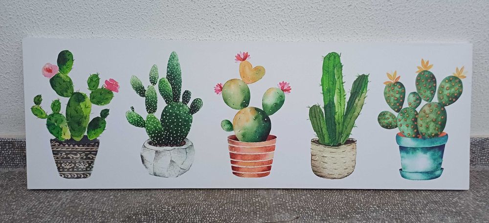 Tela/quadro com catos
