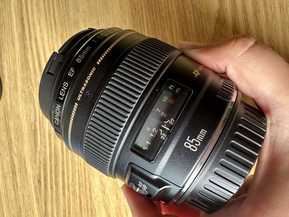 Lente Canon EF 85mm 1:1.8