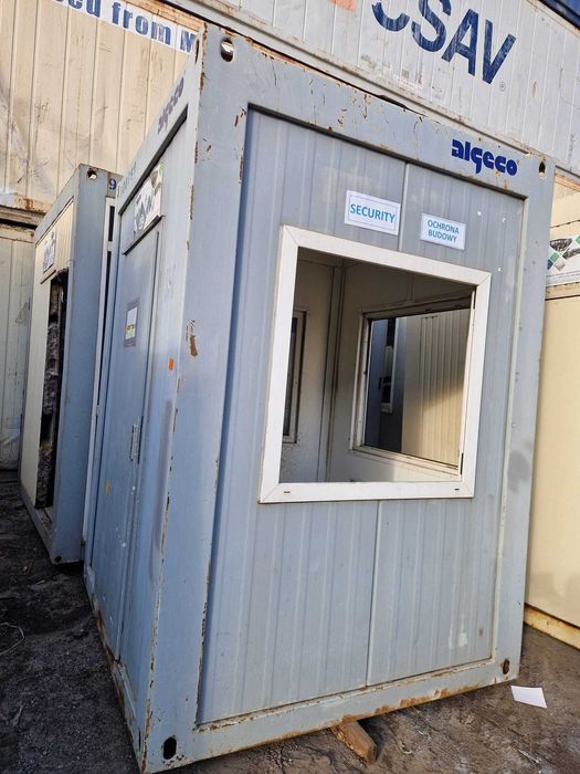 Kontener stróżówka wartowniczy socjalny 3x2,5m używany