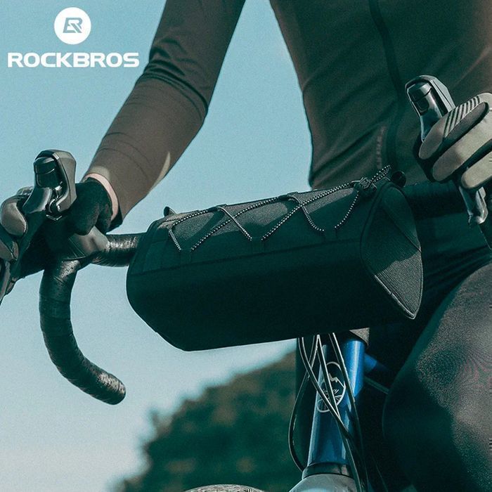 Torba rowerowa Rockbros na kierownicę - czarna