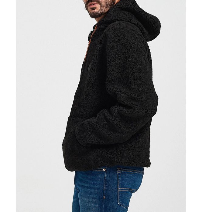 Оригінал! Худі Calvin Klein Sherpa (чорне) (S) Нове з бірками!