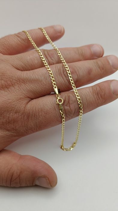 Złoty Łańcuszek Pancerka 50cm Pr.585 Nowy Zapraszamy