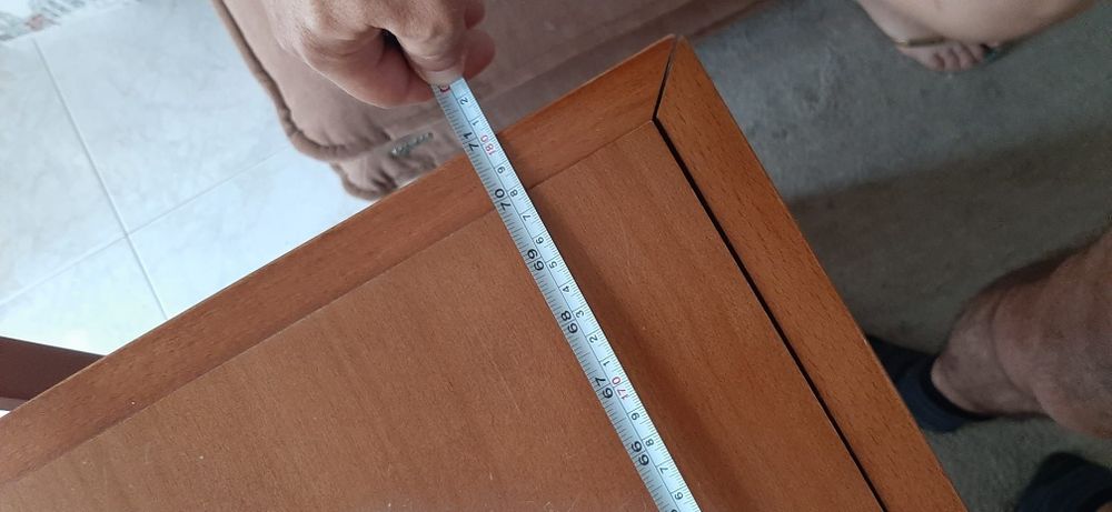 Mesa jantar de madeira + 6 cadeiras