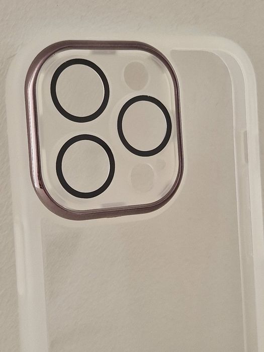 Protective Lens Case do Iphone 14 Pro biały clear