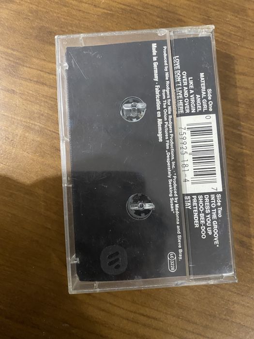 Cassete Madonna Like a Virgin