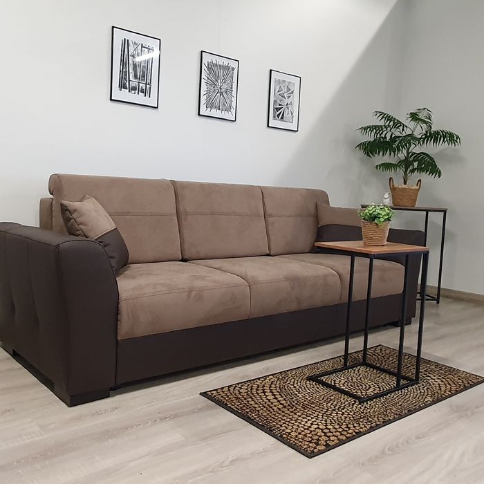 Kanapa JM tkanina + skóra natura