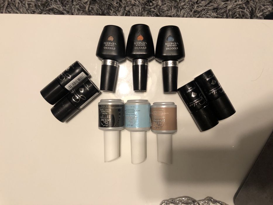 Zestaw żeli lakierow hybryda Cuccio Semilac Ibd nowe