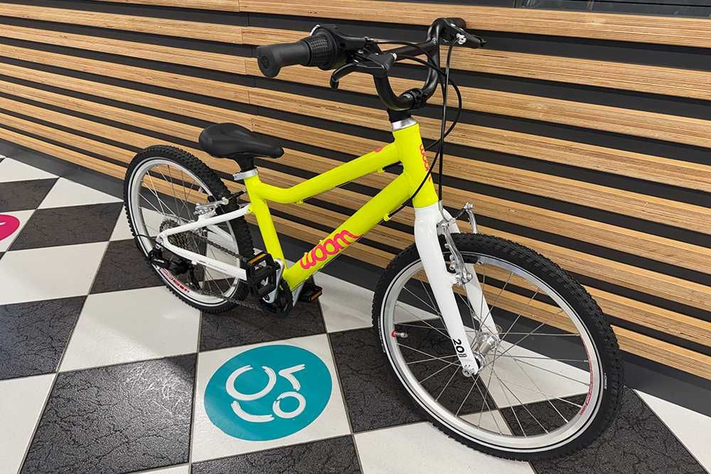 Rower dziecięcy woom 4 GO NEON LIME - LMITOWANA EDYCJA - rowery woom KRAKÓW