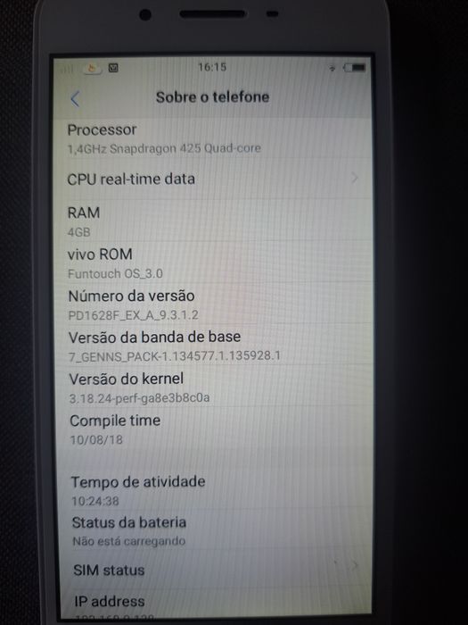 Smartphone Vivo Y53