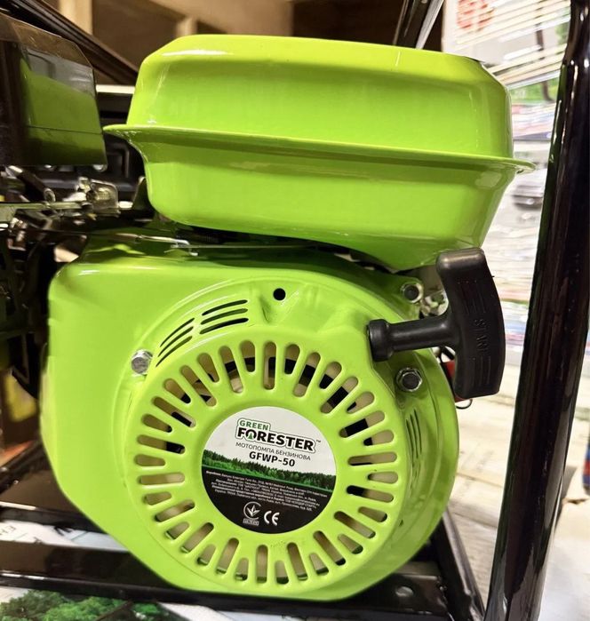 Є гарантія! Мотопомпа бензинова GREEN FORESTER Бензиновая мотопомпа