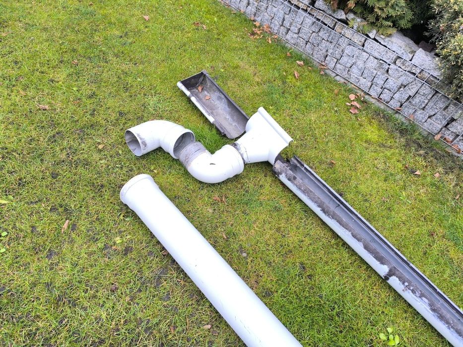 rynna plastik 4.7mb komplet używana