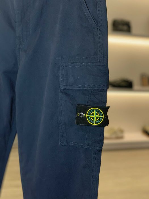 Штани STONE ISLAND 22FW Cargo Pants Dark Blue SI0277-DBL