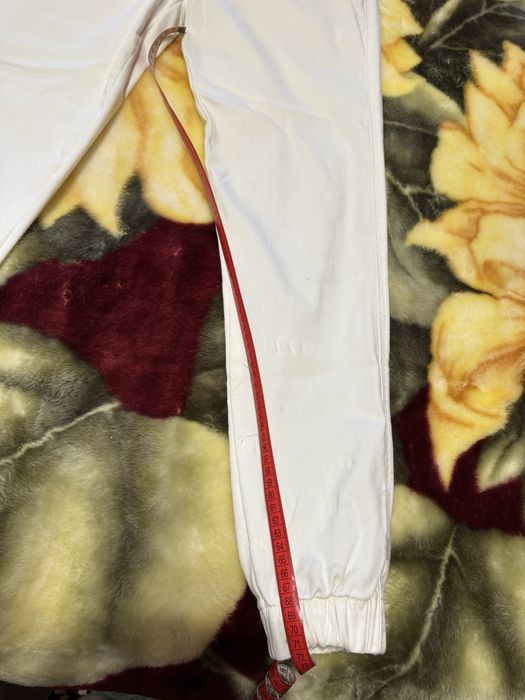 Жіночі білі котонові штани / джогери