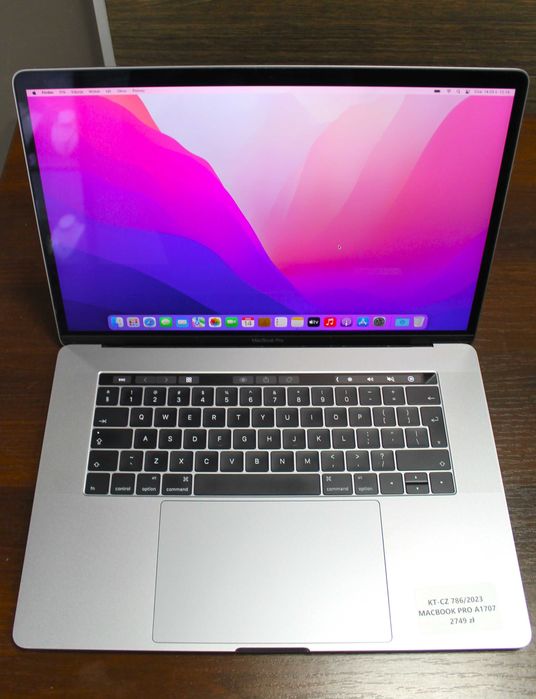 Laptop MacBook Pro 13,3 A1707, 16GB